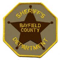 Bayfield County Sheriff's Department (Wisconsin)
Thanks to BensPatchCollection.com for this scan.
Keywords: sheriffs