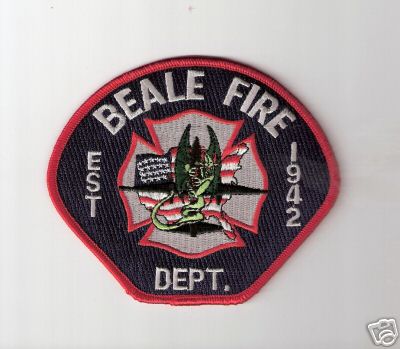 Beale AFB Fire Dept (California)
Thanks to Bob Brooks for this scan.
Keywords: usaf air force base department