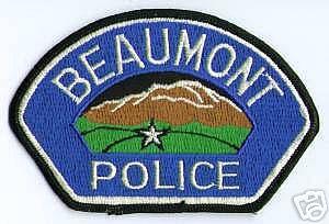 Beaumont Police (California)
Thanks to apdsgt for this scan.
