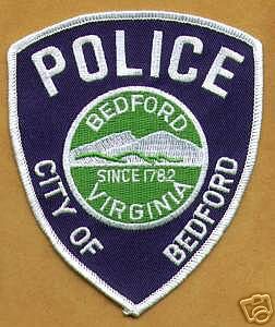 Bedford Police (Virginia)
Thanks to apdsgt for this scan.
Keywords: city of