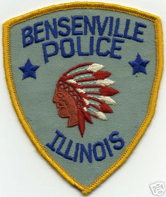 Bensenville Police (Illinois)
Thanks to Jason Bragg for this scan.
