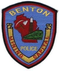 Benton Police (Wisconsin)
Thanks to BensPatchCollection.com for this scan.

