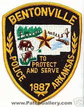 Bentonville Police (Arkansas)
Thanks to apdsgt for this scan.
