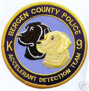 Bergen County Police K-9 Accelerant Detection Team (New Jersey)
Thanks to apdsgt for this scan.
Keywords: k9