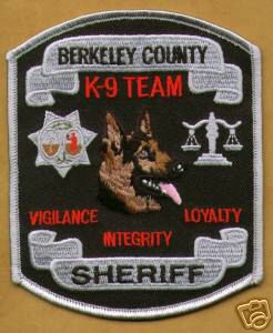 Berkeley County Sheriff K-9 Team (South Carolina)
Thanks to apdsgt for this scan.
Keywords: k9