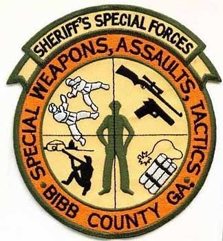 Bibb County Sheriff Special Weapons Assaults Tactics (Georgia)
Thanks to apdsgt for this scan.
Keywords: sheriffs sheriff's special forces swat s.w.a.t.