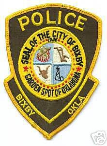 Bixby Police
Thanks to apdsgt for this scan.
Keywords: oklahoma the city of