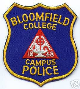 Bloomfield College Campus Police (Illinois)
Thanks to apdsgt for this scan.
