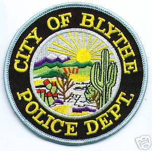 Blythe Police Dept
Thanks to apdsgt for this scan.
Keywords: california department city of