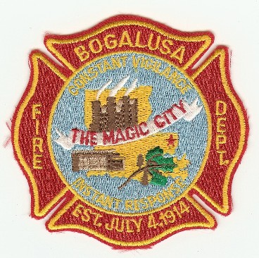 Bogalusa Fire Dept
Thanks to PaulsFirePatches.com for this scan.
Keywords: louisiana department