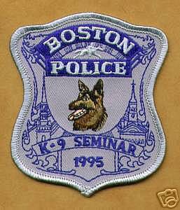 Boston Police K-9 Seminar 1995 (Massachusetts)
Thanks to apdsgt for this scan.
Keywords: k9
