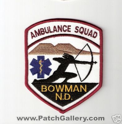 Bowman Ambulance Squad (North Dakota)
Thanks to Bob Brooks for this scan.
Keywords: ems
