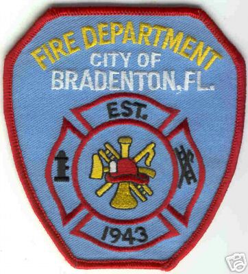Bradenton Fire Department
Thanks to Brent Kimberland for this scan.
Keywords: florida city of