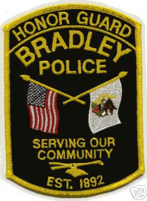 Bradley Police Honor Guard (Illinois)
Thanks to Jason Bragg for this scan.

