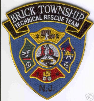 Brick Township Technical Rescue Team
Thanks to Brent Kimberland for this scan.
Keywords: new jersey fire