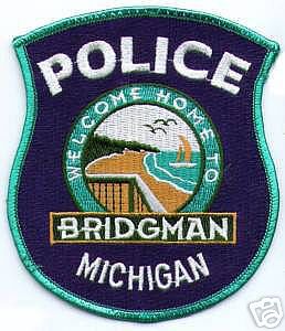 Bridgman Police (Michigan)
Thanks to apdsgt for this scan.
