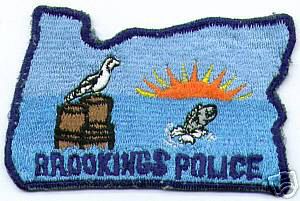 Brookings Police (Oregon)
Thanks to apdsgt for this scan.
