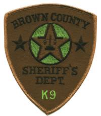 Brown County Sheriff's Dept K-9 (Wisconsin)
Thanks to BensPatchCollection.com for this scan.
Keywords: sheriffs department k9