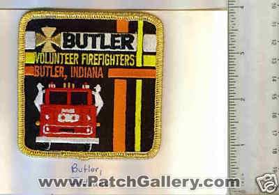 Butler Volunteer Firefighters (Indiana)
Thanks to Mark C Barilovich for this scan.
