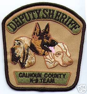Calhoun County Deputy Sheriff K-9 Team
Thanks to apdsgt for this scan.
Keywords: south carolina k9