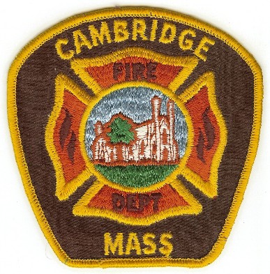 Cambridge Fire Dept
Thanks to PaulsFirePatches.com for this scan.
Keywords: massachusetts department