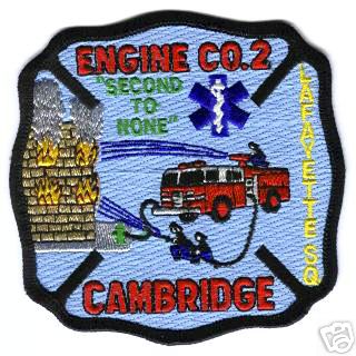 Cambridge Fire Engine Co 2
Thanks to Mark Stampfl for this scan.
Keywords: massachusetts company