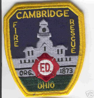 Cambridge Fire Rescue
Thanks to Brent Kimberland for this scan.
Keywords: ohio fd
