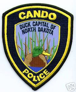 Cando Police (North Dakota)
Thanks to apdsgt for this scan.
