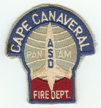 Cape Canaveral Pan Am Fire Dept
Thanks to PaulsFirePatches.com for this scan.
Keywords: florida department asd nasa