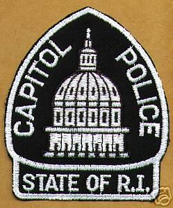 Capitol Police (Rhode Island)
Thanks to apdsgt for this scan.
Keywords: state of