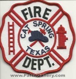 Cat Springs Fire Department (Texas)
Thanks to Mark Hetzel Sr. for this scan.
Keywords: dept.