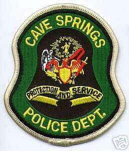 Cave Springs Police Department (Arkansas)
Thanks to apdsgt for this scan.
Keywords: dept.