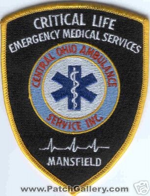 Central Ohio Ambulance Service Inc Critical Life EMS
Thanks to Brent Kimberland for this scan.
Keywords: ohio emergency medical services mansfield