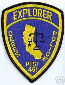Ceres Police Explorer Post 451
Thanks to apdsgt for this scan.
Keywords: california