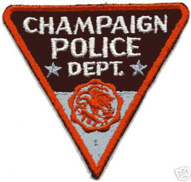 Champaign Police Dept (Illinois)
Thanks to Jason Bragg for this scan.
Keywords: department