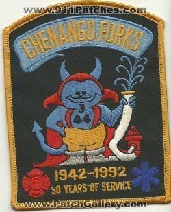 Chenango Forks Fire Department 50 Years of Service (New York)
Thanks to Mark Hetzel Sr. for this scan.
Keywords: 44