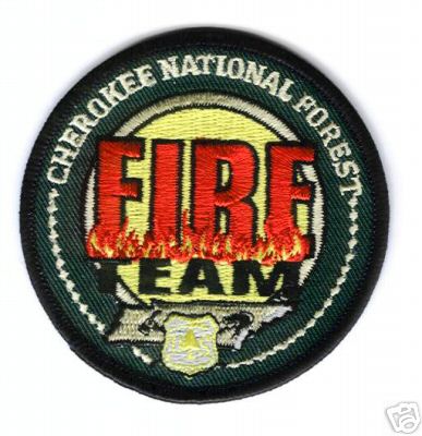 Cherokee National Forest Fire Team (Tennessee)
Thanks to Mark Stampfl for this scan.
Keywords: wildland usfs