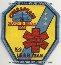 Chesapeake K-9 US&R Team (Delaware)
Thanks to Mark Hetzel Sr. for this scan.
Keywords: k9 search & and rescue dogs usar urban search rescue