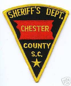 Chester County Sheriff's Dept (South Carolina)
Thanks to apdsgt for this scan.
Keywords: sheriffs department