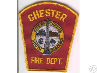 Chester Fire Dept
Thanks to Brent Kimberland for this scan.
Keywords: south carolina department city of