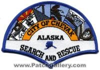 Chevak Search and Rescue (Alaska)
Thanks to BensPatchCollection.com for this scan.
Keywords: city of sar