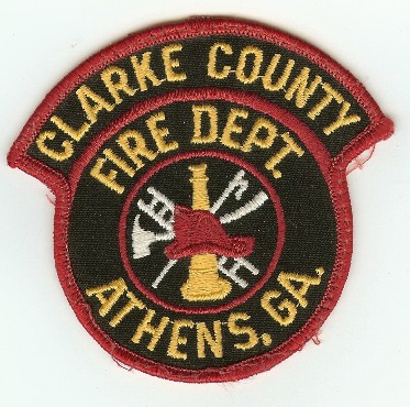 Clarke County Fire Dept
Thanks to PaulsFirePatches.com for this scan.
Keywords: georgia department athens