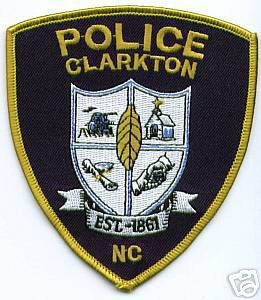 Clarkton Police (North Carolina)
Thanks to apdsgt for this scan.
