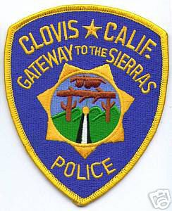 Clovis Police (California)
Thanks to apdsgt for this scan.
