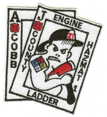 Cobb County Fire Company 21
Thanks to PaulsFirePatches.com for this scan.
Keywords: georgia ladder hazmat haz mat engine