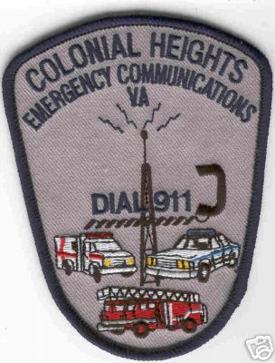 Colonial Heights Emergency Communications 911
Thanks to Brent Kimberland for this scan.
Keywords: virginia fire ems police