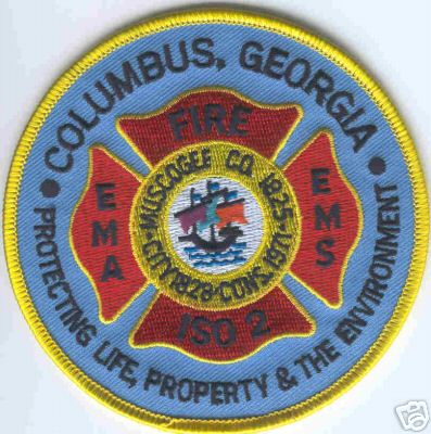 Columbus Fire EMS
Thanks to Brent Kimberland for this scan.
Keywords: georgia muscogee county