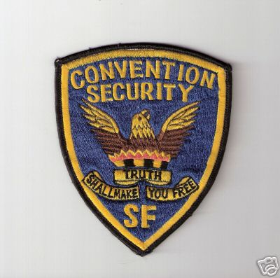Convention Security (California)
Thanks to Bob Brooks for this scan.
Keywords: san francisco sf