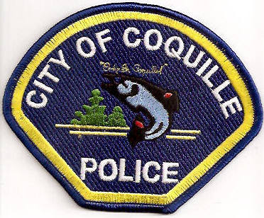 Coquille Police
Thanks to EmblemAndPatchSales.com for this scan.
Keywords: oregon city of