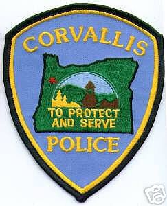 Corvallis Police (Oregon)
Thanks to apdsgt for this scan.
